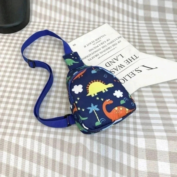 Mini childrens dinosaur zipper backpack purse bag shoulder satchel kids child bo - Picture 4 of 8